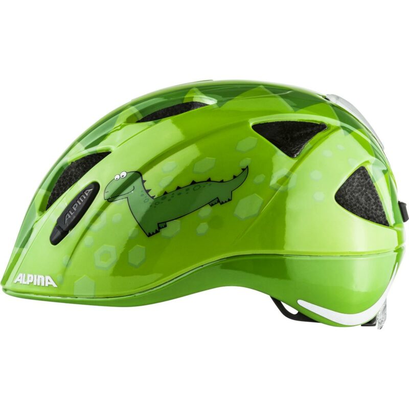 Kinderhelm von Alpina in verschiedenen Farben und mit verschiedenen Motiven